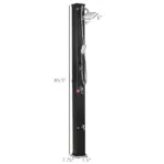 10.6 Gallon Solar Heated Outdoor Shower with Rainfall and Handheld Heads, 7 ft - Image 3
