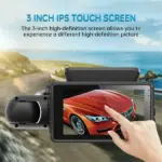 1080P Dual Lens Dash Cam with Front and Interior Cameras and G Sensor - Image 2