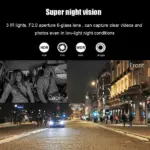 1080P Dual Lens Dash Cam with Front and Interior Cameras and G Sensor - Image 6
