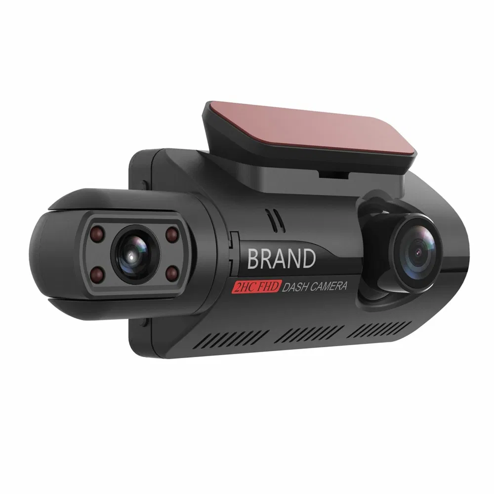 1080P Dual Lens Dash Cam with Front and Interior Cameras and G Sensor