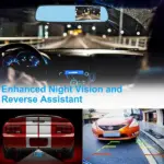 4.3 Inch 1080P Rearview Mirror Dual Dash Cam with Front and Rear Cameras - Image 7