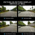 4.3 Inch 1080P Rearview Mirror Dual Dash Cam with Front and Rear Cameras - Image 17