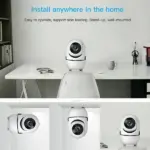 1080P WiFi Indoor Security Camera with Pan Tilt Night Vision and Two-Way Audio - Image 6