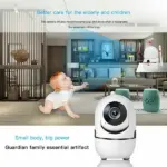 1080P WiFi Indoor Security Camera with Pan Tilt Night Vision and Two-Way Audio - Image 7