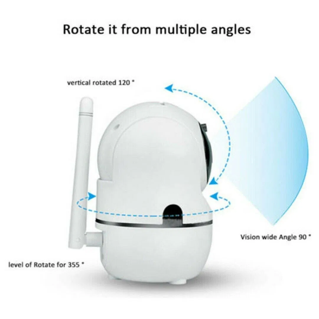 1080P WiFi Indoor Security Camera with Pan Tilt Night Vision and Two-Way Audio