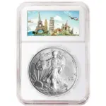 10 Pack 38mm Coin Display Slabs for Morgan Peace and Eisenhower Dollars - Image 6