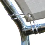 Outsunny 9.6 x 19.5 Ft Heavy Duty Carport Canopy with PE Cover - Image 8