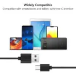 10 Pack USB-C to USB-A Charging and Data Cables, 3 Foot - Image 2