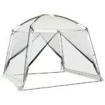 Outsunny 10'x10' Mesh Tent with 2 Doors Carry Bag and Breathable Walls, UV50+ Protection Screen House, Easy Setup and Pack, White - Image 11