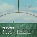 Outsunny 10'x11'x6' Walk-in Tunnel Greenhouse with Shelves, Mesh Door and Windows, Hoop House Greenhouse with PE Cover, Green - Image 6
