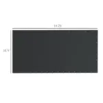 Outsunny 10x20 Ft Charcoal Carport Canopy Replacement UV-Resistant with Ball Bungee Tethers - Image 3