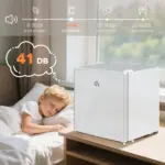 1.1 Cu.Ft Mini Freezer, Compact Upright Design, Reversible Door, Removable Shelves, White, for Home, Dorm, Office Appliances - Image 7