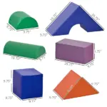 11 Piece Baby Climbing Block, Soft Play Equipment Kids Climb and Crawl Gym Toy, Foam Blocks Non-Toxic Learning Play Set for Toddlers Babies - Image 3