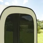 Outsunny 11 x 11ft Pop Up Screen Tent, UPF50+ Portable Camping Gazebo Screen House with Carry Bag, Beige - Image 8