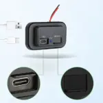 12V-24V 36W USB-C PD and QC 3.0 Dual Port Vehicle Charger Socket - Image 12