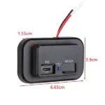 12V-24V 36W USB-C PD and QC 3.0 Dual Port Vehicle Charger Socket - Image 14
