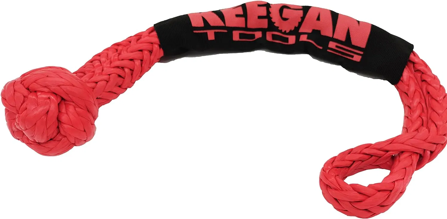 1/2 x 24 Inch Soft Shackle Recovery Rope 65,000 lb Breaking Strength