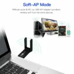 AC1200 Dual Band USB 3.0 WiFi Adapter with Dual Antennas - Image 5