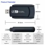 AC1200 Dual Band USB 3.0 WiFi Adapter with Dual Antennas - Image 4