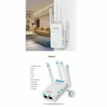 1200Mbps Dual Band WiFi Range Extender and Wireless Signal Repeater - Image 12