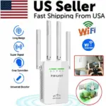 1200Mbps Dual Band WiFi Range Extender and Wireless Signal Repeater
