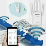 1200Mbps Dual Band WiFi Range Extender and Wireless Signal Repeater - Image 2