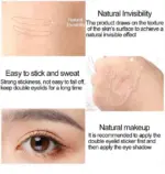 1200 Piece Invisible Double Eyelid Adhesive Tape Strips with Applicator - Image 8