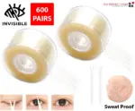 1200 Piece Invisible Double Eyelid Adhesive Tape Strips with Applicator - Image 9
