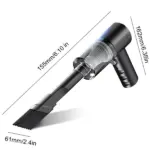 120W Mini Cordless Car Vacuum with 9000Pa Suction and Washable HEPA Filter - Image 15