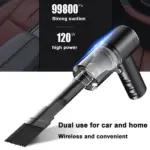 120W Mini Cordless Car Vacuum with 9000Pa Suction and Washable HEPA Filter - Image 16