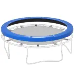 Soozier 12 Ft Trampoline Pad, Trampoline Replacement Safety Pad, Tear-Resistant, All-Weather Trampoline Accessories, No Holes for Poles, Blue