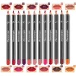 12 Color Matte Lip Liner Pencil Set - Image 11