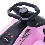 12V Electric Drifting Go Kart with Slow Start, Music, Lights, Pink - Image 9
