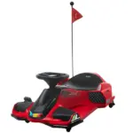 12V Electric Drifting Go Kart with Slow Start, Music, Lights, Red
