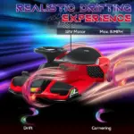 12V Electric Drifting Go Kart with Slow Start, Music, Lights, Red - Image 4