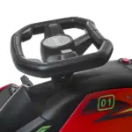 12V Electric Drifting Go Kart with Slow Start, Music, Lights, Red - Image 9