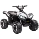 12V Electric Kids ATV Quad Car with Forward and Backward Function, Music, 4-Wheeler Ride-On Car for Toddlers, White - Image 11