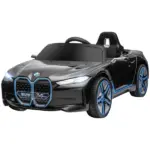12V Kids Electric Ride On Car with Remote Control and Suspension, Black