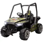 12V Kids Electric Ride On Car with Parent Remote, Suspension and LED Lights, Camouflage