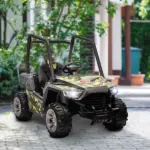 12V Kids Electric Ride On Car with Parent Remote, Suspension and LED Lights, Camouflage - Image 10