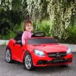 12V Red Ride-On for Boys and Girls, Remote Parent Control, Music, Lights, Dual Motors - Image 10