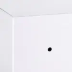 12 x 18 Inch Lockable Steel Wall Medicine Cabinet with 3 Tier Storage, White - Image 9