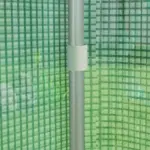 Outsunny 13' x 10' x 6.5' Tunnel Greenhouse Hoop House with Upgraded Galvanized Steel Frame and Large Windows, Green - Image 9