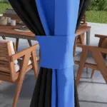 13' x 13' Pop Up Gazebo Instant Canopy Tent Shelter with 2-Tier Roof, Carry Bag, Wight Bags for Outdoor, Garden, Blue - Image 9