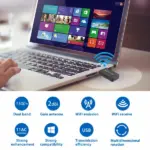 AC1300 Dual Band USB 3.0 WiFi Adapter 2.4GHz and 5GHz - Image 9