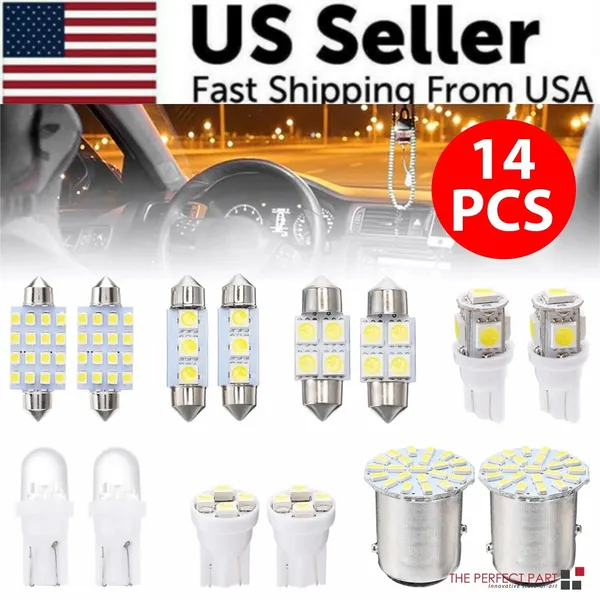14pcs-t10-36mm-led-interior-car-accessories-kit-map-dome-license-plate-lights-6.webp 14 Piece T10 36mm LED Car Interior Light Kit for Dome Map and License Plate - Image 1