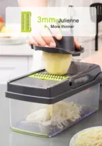 14 in 1 Vegetable Fruit Chopper Dicer Slicer and Cutter with Stainless Steel Blades - Image 10