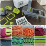 14 in 1 Vegetable Fruit Chopper Dicer Slicer and Cutter with Stainless Steel Blades - Image 16