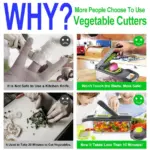 14 in 1 Vegetable Fruit Chopper Dicer Slicer and Cutter with Stainless Steel Blades - Image 18