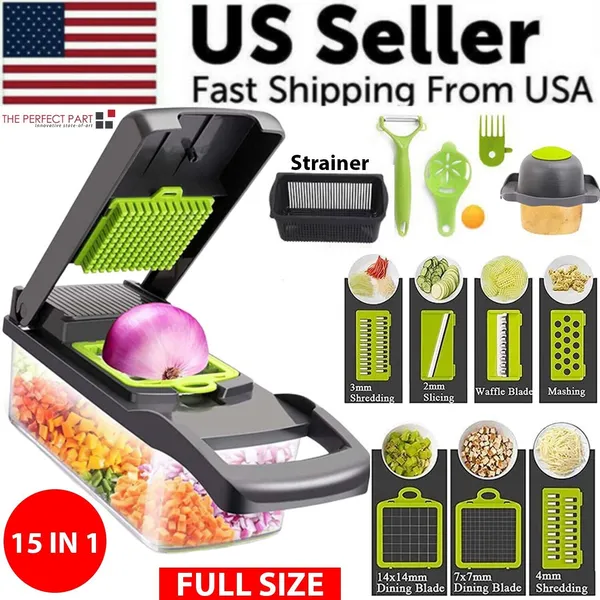 15-in-1-vegetable-fruit-chopper-cutter-food-onion-veggie-dicer-slicer-kitchen-2.webp 14 in 1 Vegetable Fruit Chopper Dicer Slicer and Cutter with Stainless Steel Blades - Image 1